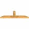 Ekena Millwork Portland Rough Sawn Timber Gable Bracket, Western Red Cedar, 72"W x 24"H x 4"D x 6"F, 8/12 Pitch GBW072X24X0406POR00RWR - alternate 3